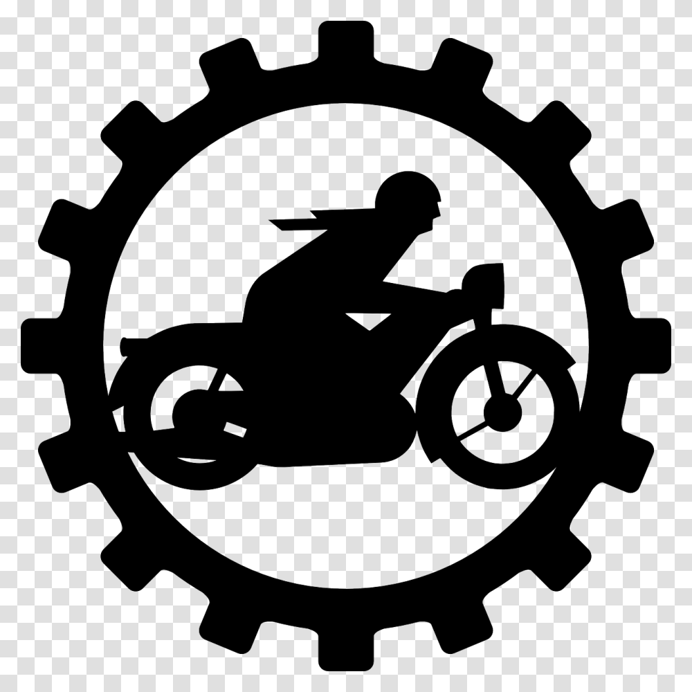 Repairs Motorbike Motorcycle Bike Motorcycle Wheels Clipart, Machine, Gear, Person, Human Transparent Png