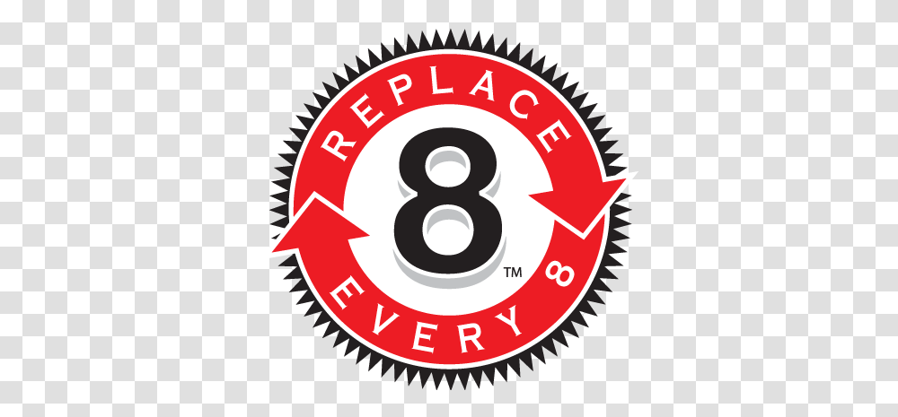 Replace Every 8 Mattress Firm Replace 8, Number, Symbol, Text, Label Transparent Png