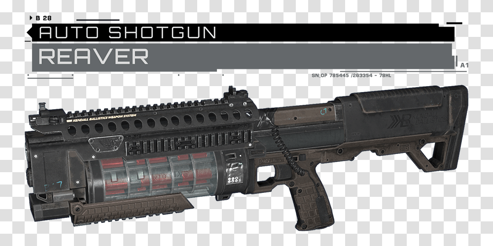 Replaces Auto Shotgun With Reaver Shotgun From Call Reaver Shotgun, Weapon, Weaponry, Rifle, Armory Transparent Png
