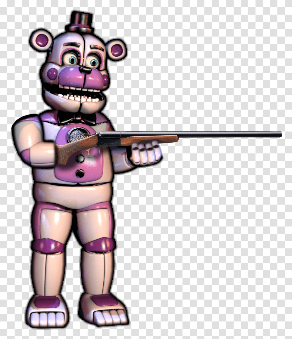 Reply 0 Retweets 16 Likes Fnaf Sister Location Ft Freddy Funtime Freddy No Bonbon, Toy, Person, Human, Weapon Transparent Png