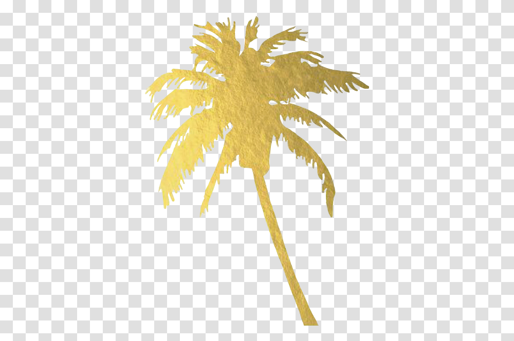 Report Abuse Gold Palm Tree Full Size Download Gold Palm Trees, Silhouette, Plant, Leaf, Text Transparent Png