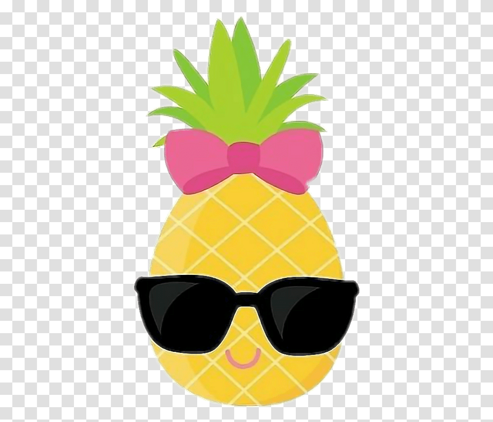 Report Abuse Pineapple With Sunglasses Clipart Full Cute Pineapple Wearing Sunglasses, Accessories, Accessory, Food, Fruit Transparent Png