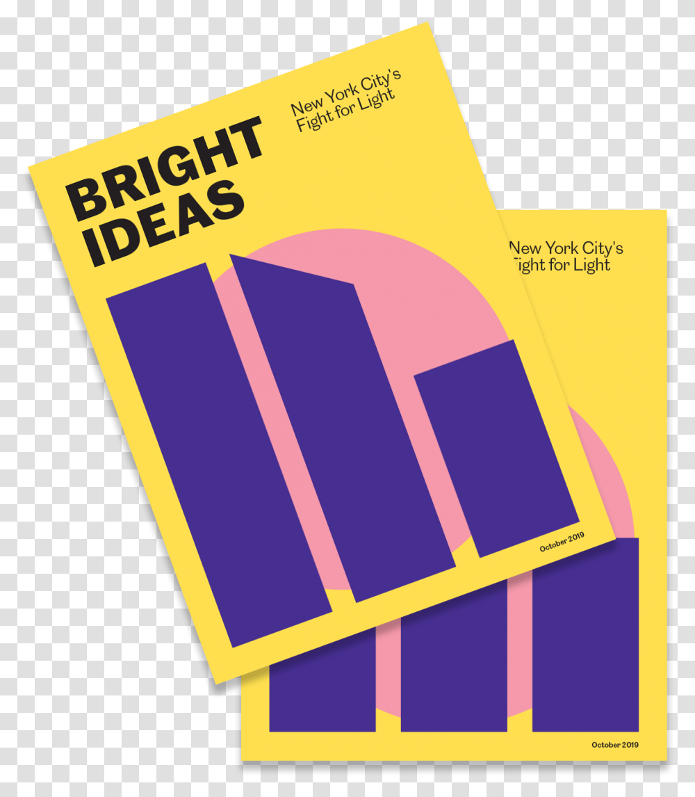 Report Cover For The 2019 Bright Ideas Report By The, Advertisement, Flyer, Poster, Paper Transparent Png