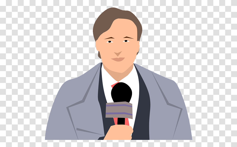Reporter News Reporter No Background Reporter, Audience, Crowd, Person, Speech Transparent Png