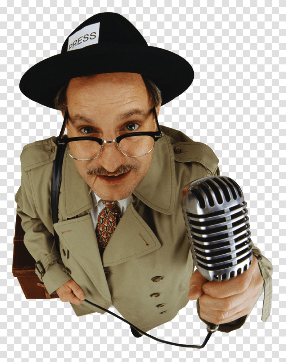 Reporter, Person, Tie, Accessories Transparent Png