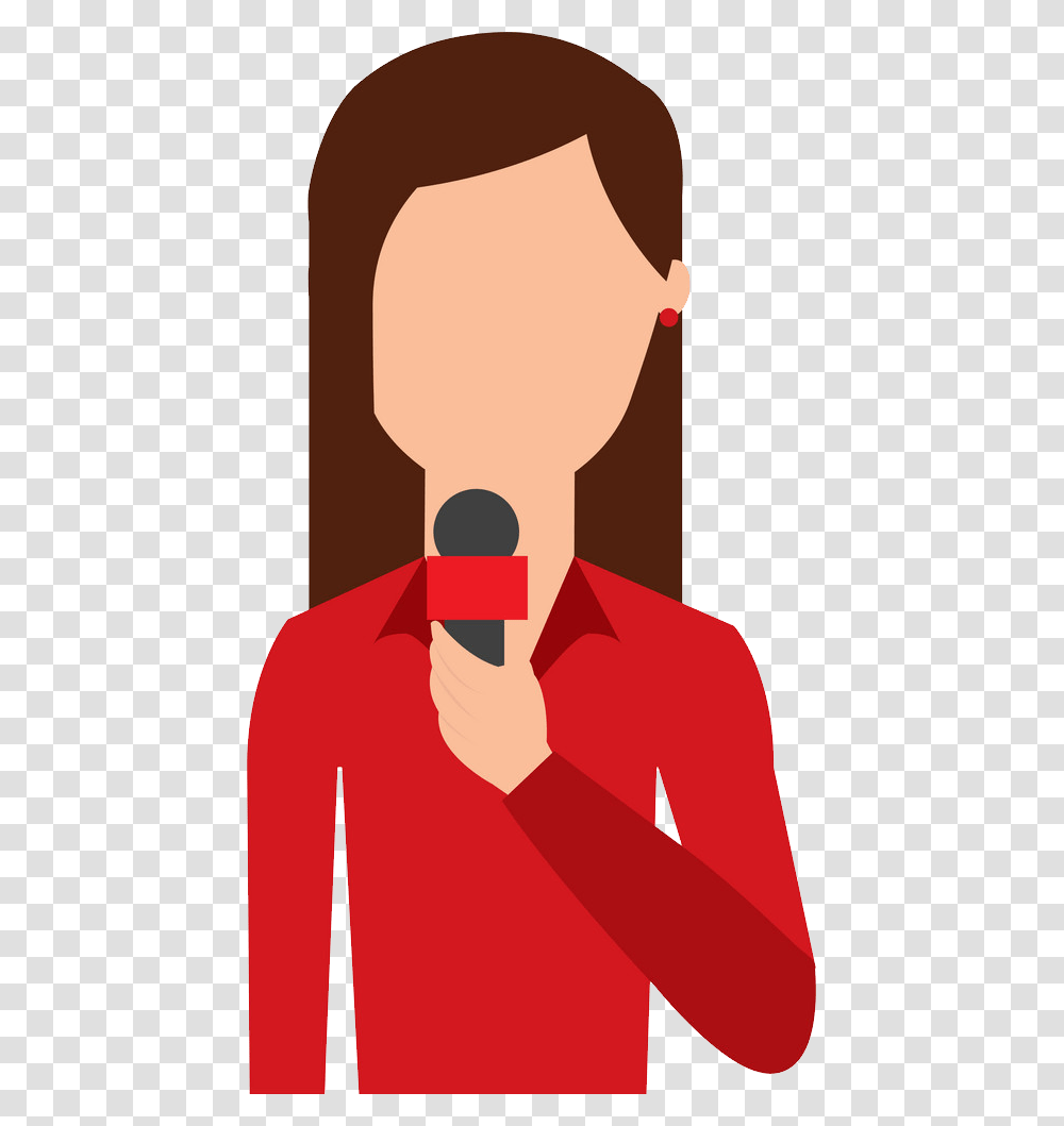 Reporter, Person, Face, Crowd, Head Transparent Png