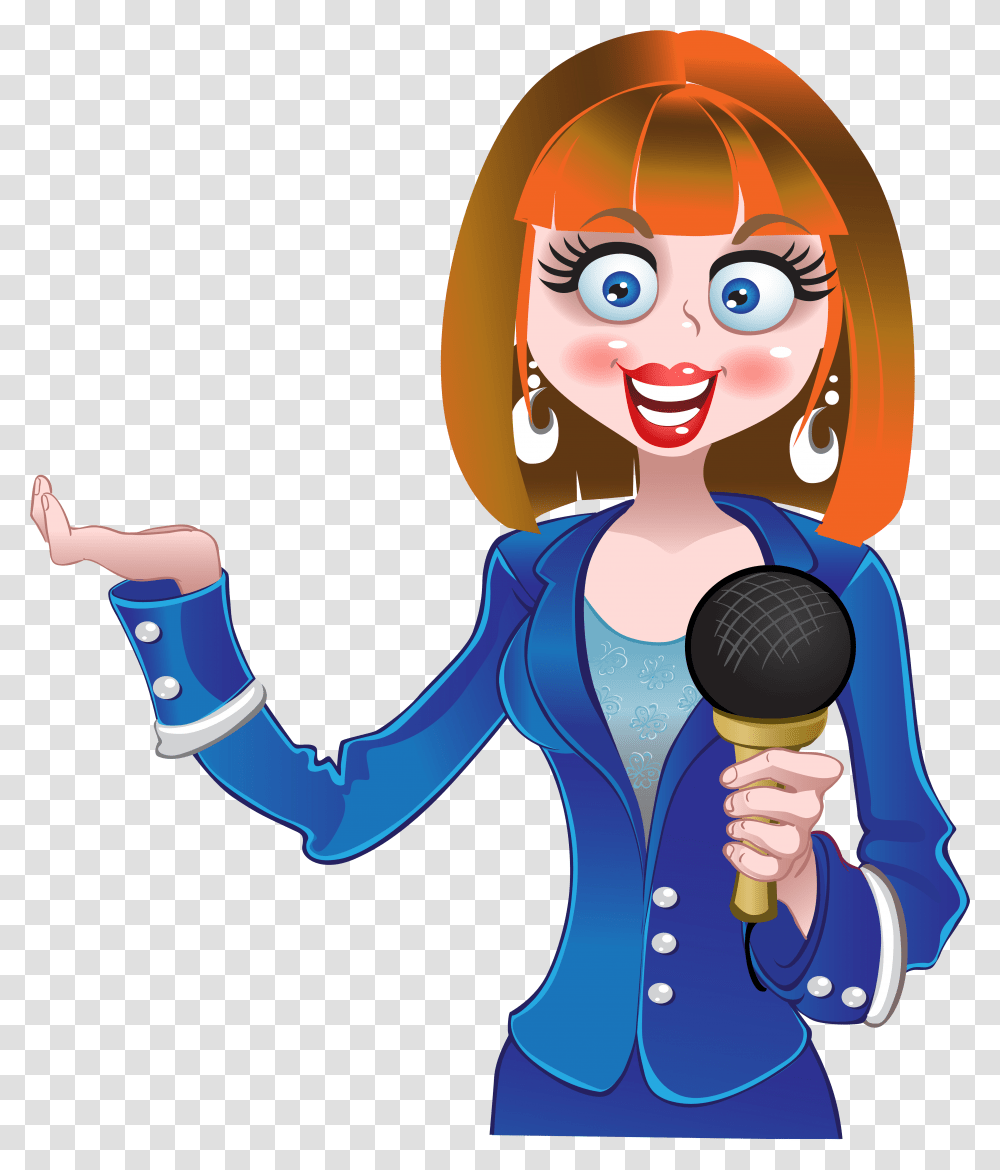 Reporter, Person, Female, Sport, Sports Transparent Png