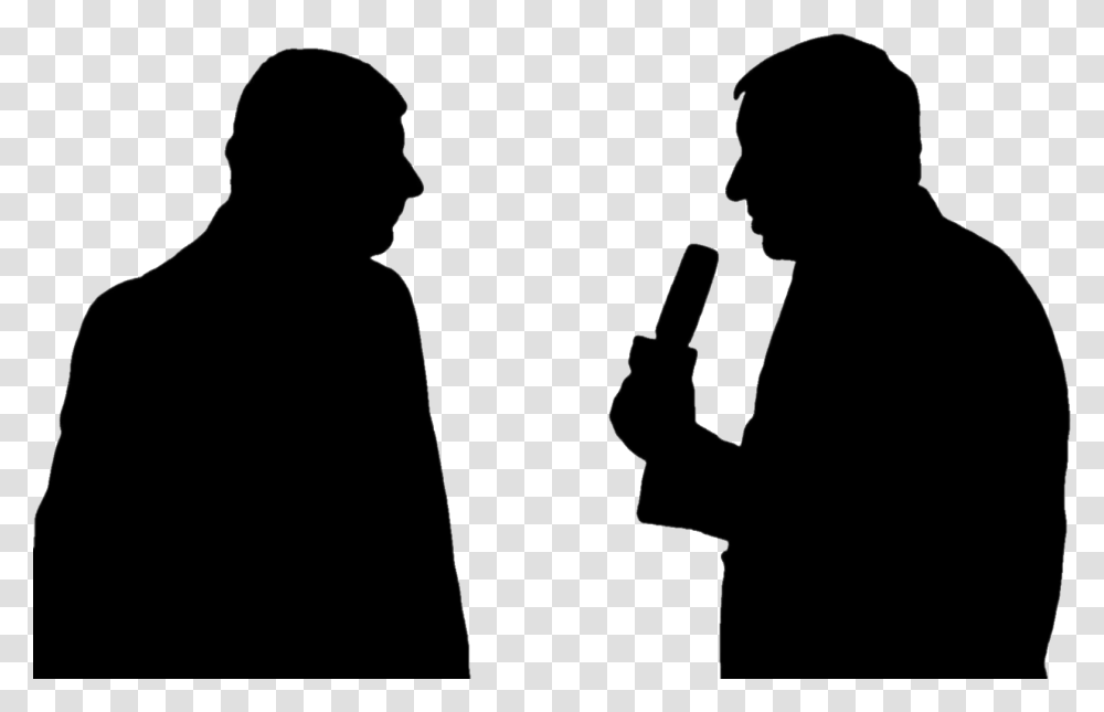 Reporter, Person, Human, Silhouette, Finger Transparent Png