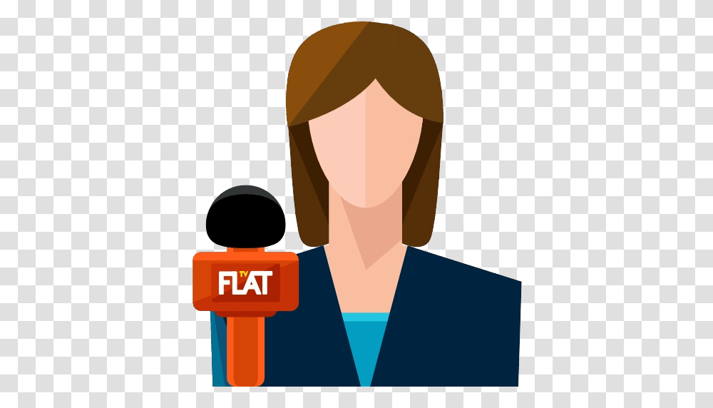 Reporter, Person, Word, Face, Standing Transparent Png