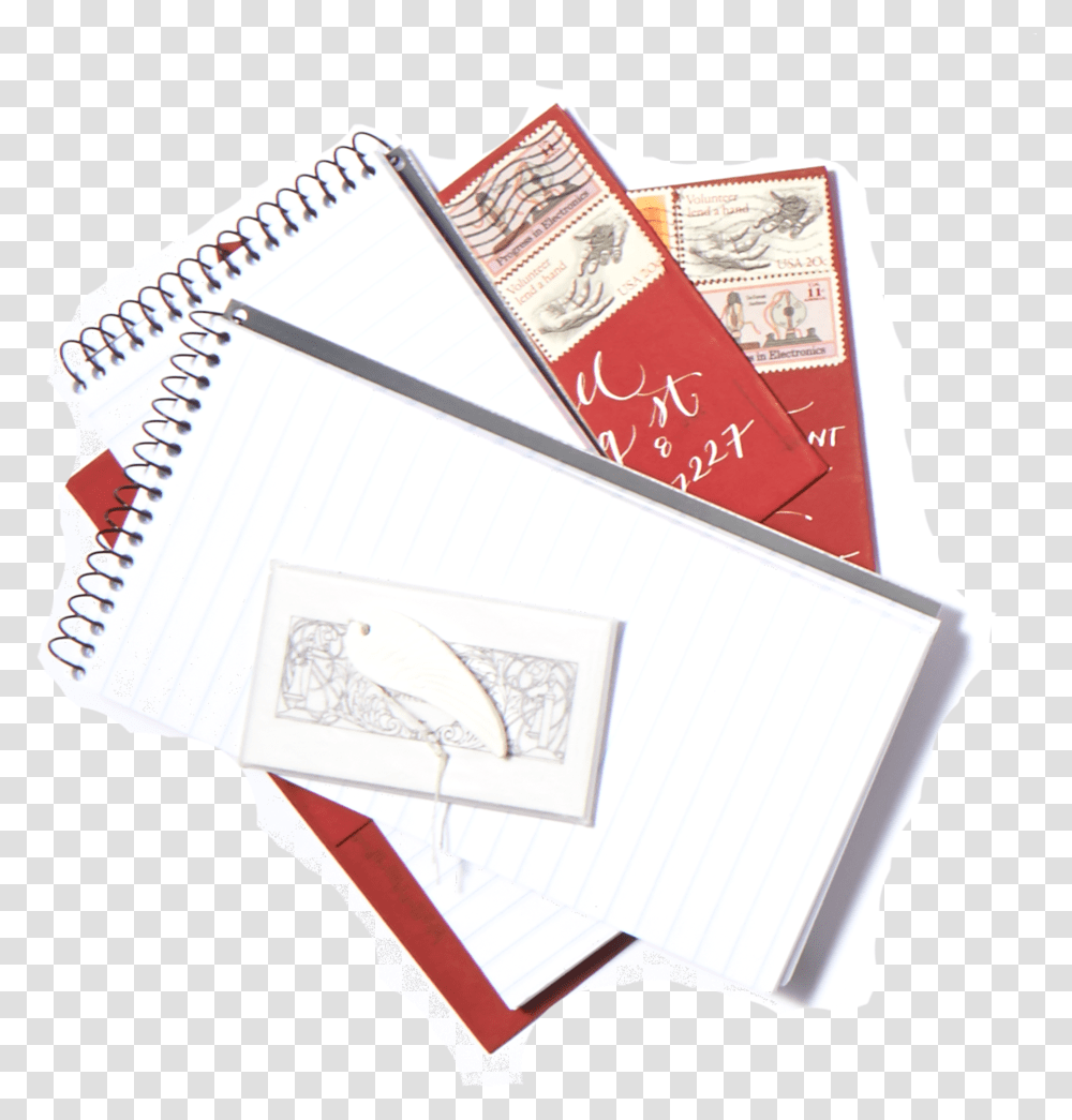 Reporter S Notebooks The Very First Business Cards Envelope, Mail, Airmail, Postage Stamp Transparent Png