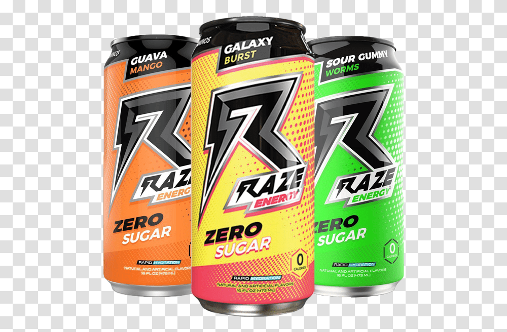 Repp Sports Raze Energy Drinks Raze Energy Drink, Tin, Can, Bottle, Cosmetics Transparent Png
