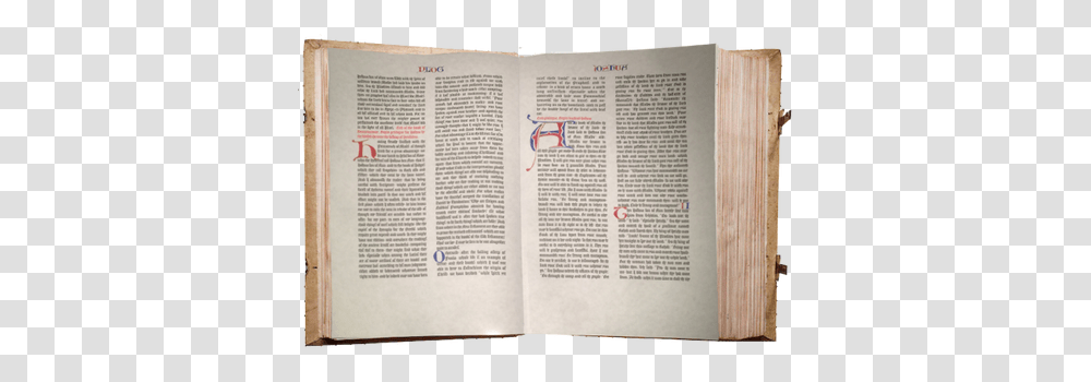 Reproduction Bibles Produces Medieval In English That 42 Line Bible Gutenberg, Page, Text, Magazine, Flyer Transparent Png