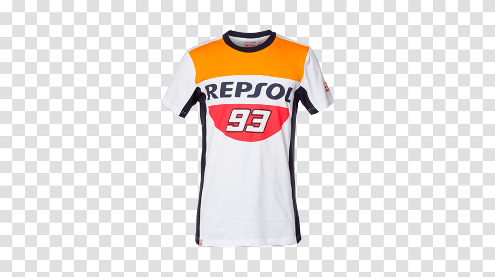 Repsol White T Shirt, Apparel, Jersey, T-Shirt Transparent Png