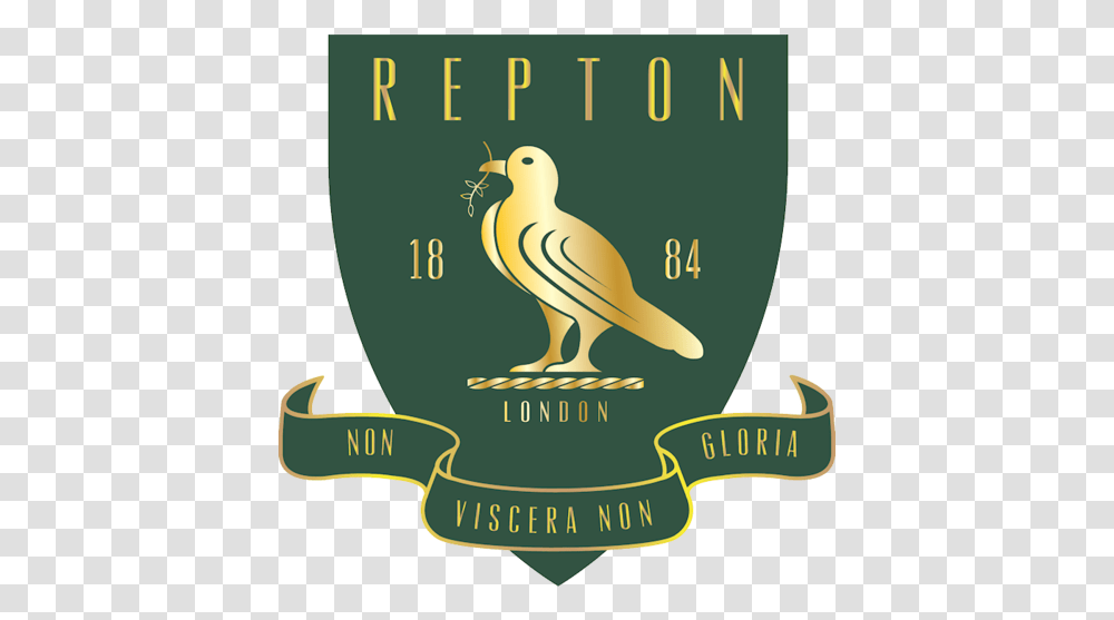 Repton Boxing Club Reptonbc Twitter Label, Bird, Animal, Text, Logo Transparent Png