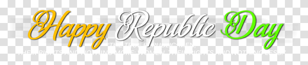 Republic Day Calligraphy, Word, Alphabet, Logo Transparent Png