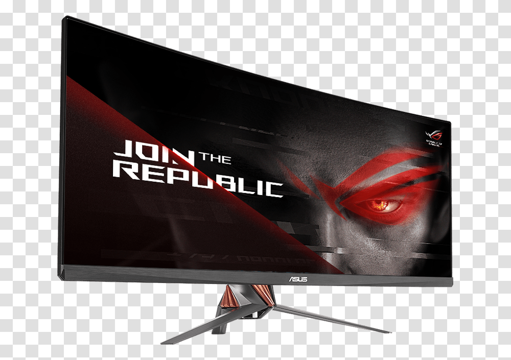 Republic Of Gamers, LCD Screen, Monitor, Electronics, Display Transparent Png