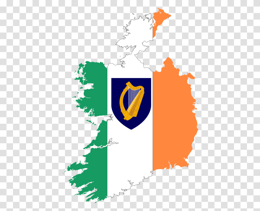 Republic Of Ireland Flag Of Ireland World Map Blank Map Free, Poster, Advertisement, Logo Transparent Png