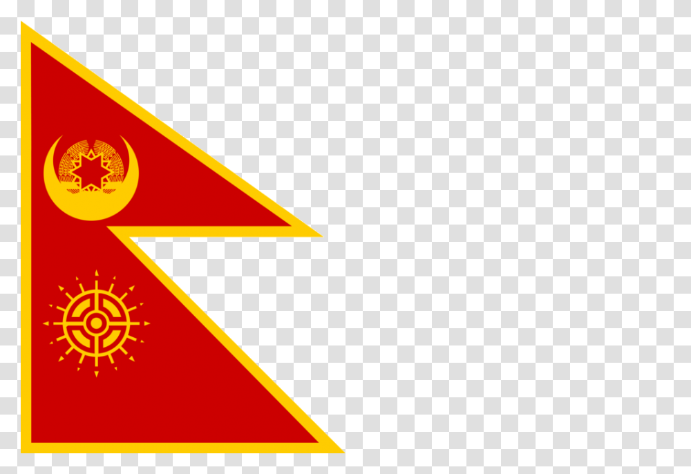 Republic Of Nepal, Triangle, Star Symbol, Number Transparent Png