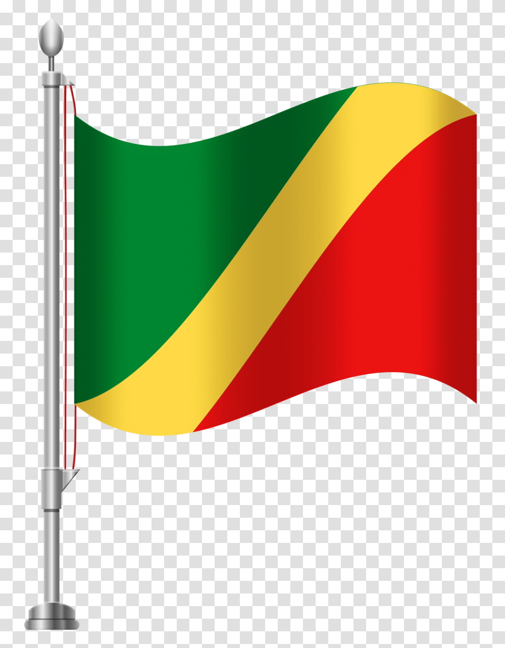 Republic Of The Congo Flag Clip Art, Banner, American Flag Transparent Png
