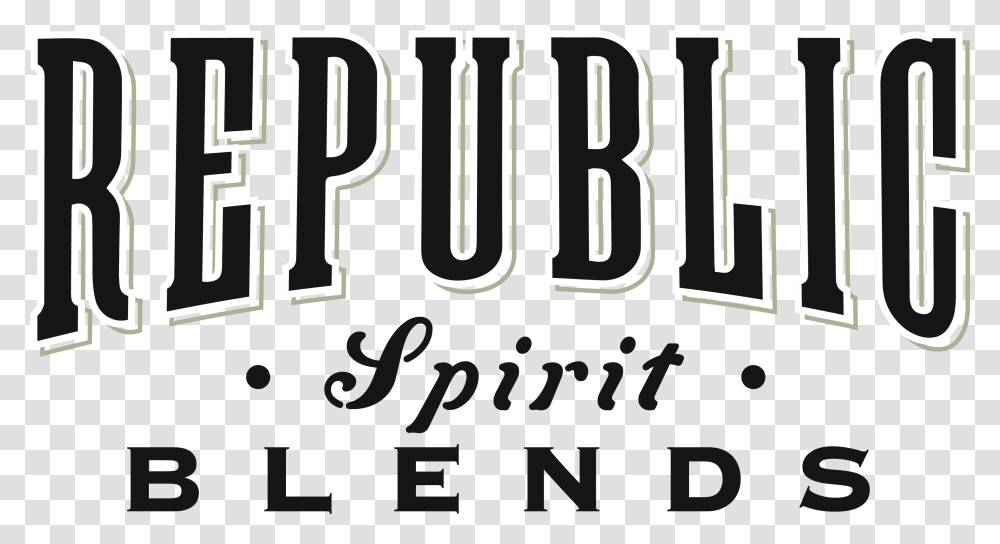 Republic Spirit Blends, Word, Alphabet, Label Transparent Png