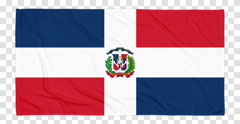 Republica Dominicana Beach Towel Bandera Dominicana Y Americana, Flag, Emblem, American Flag Transparent Png