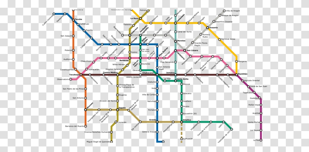 Republica Mexicana Mexico City Transport Map, Plot, Electronics, Plan Transparent Png