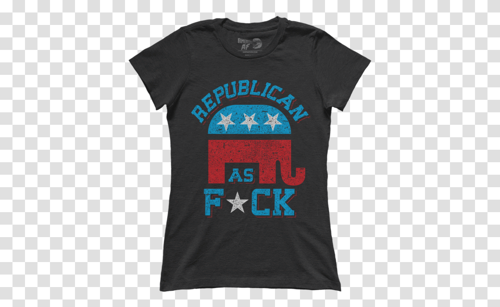 Republican As Fuck Active Shirt, Apparel, T-Shirt Transparent Png