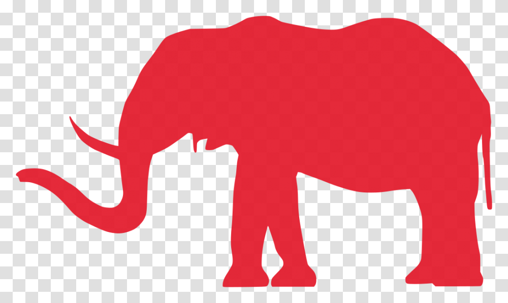Republican Elephant Clipart Free Clipart, Mammal, Animal, Wildlife, Logo Transparent Png