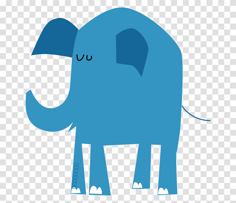 Republican Elephant Clipart Free, Wildlife, Mammal, Animal, Label Transparent Png