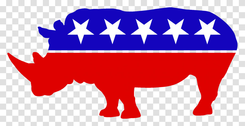 Republican Elephant Democrat Vs Republican, First Aid, Star Symbol, Flag Transparent Png