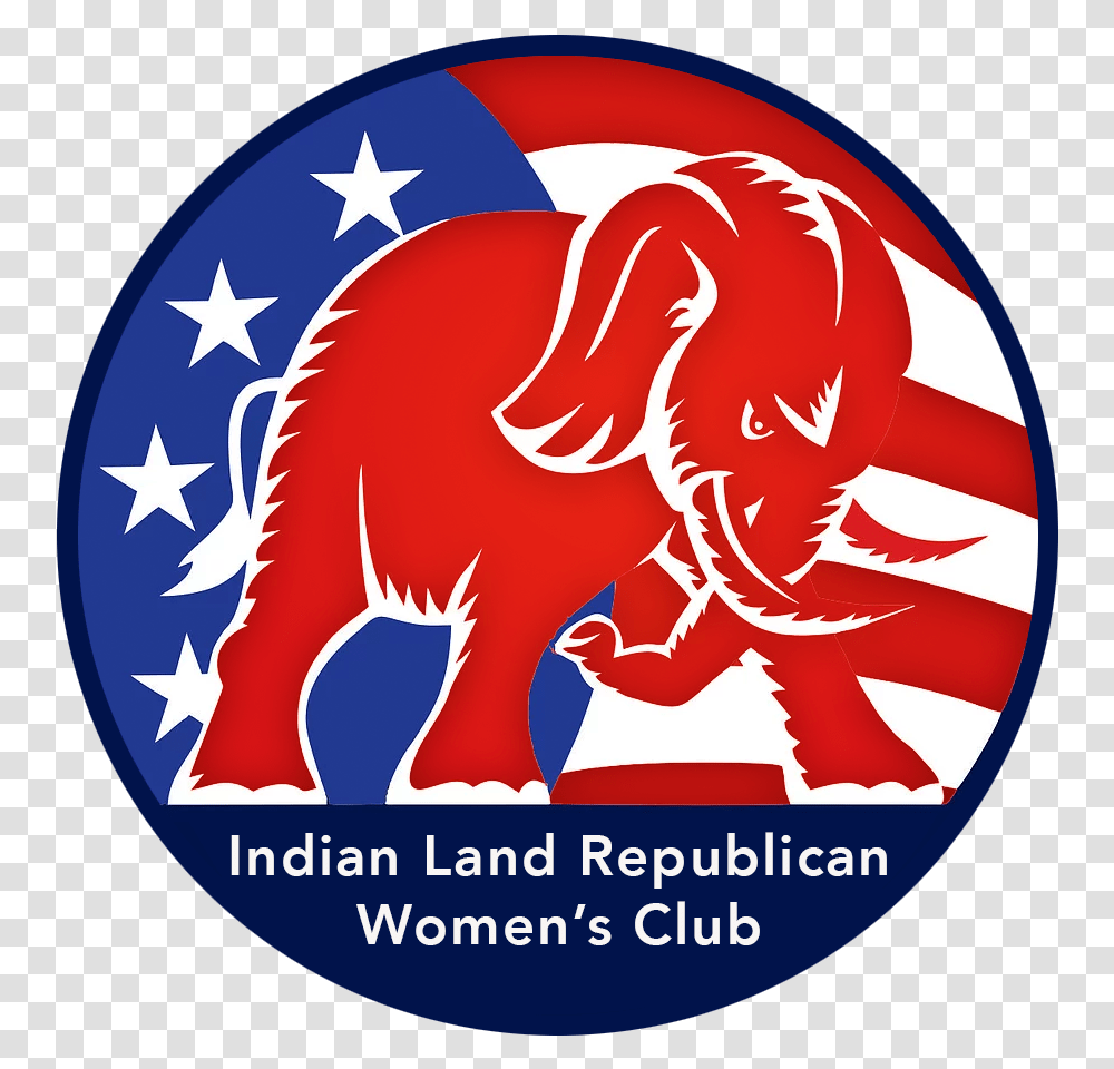 Republican Elephant Logo Republican Party Elephant, Trademark, Label Transparent Png