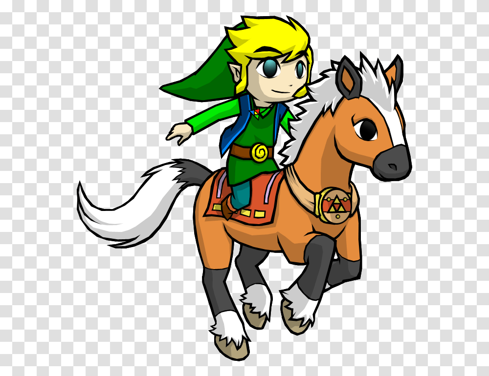 Request Epona And Link Toon Link And Epona, Person, Human, Costume, Book Transparent Png