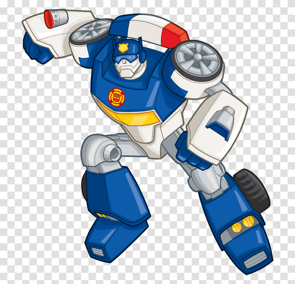 Rescue Bots Chase Hero Transformers Rescue Bots Chase, Toy, Robot Transparent Png