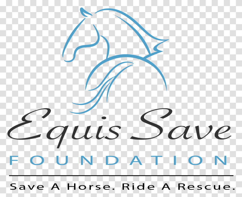 Rescue Horses Graphic Design, Handwriting Transparent Png