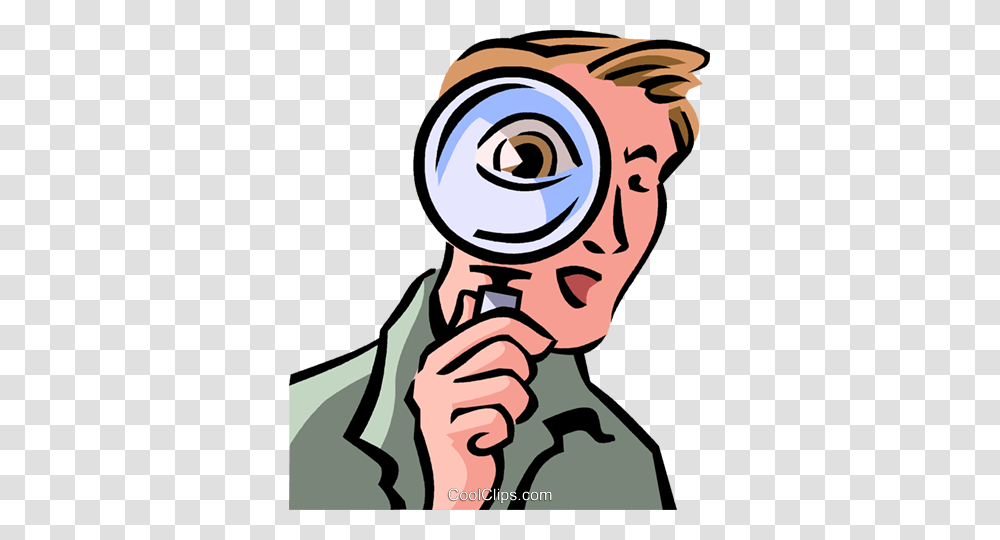 Research Clipart Free, Magnifying, Head, Face Transparent Png