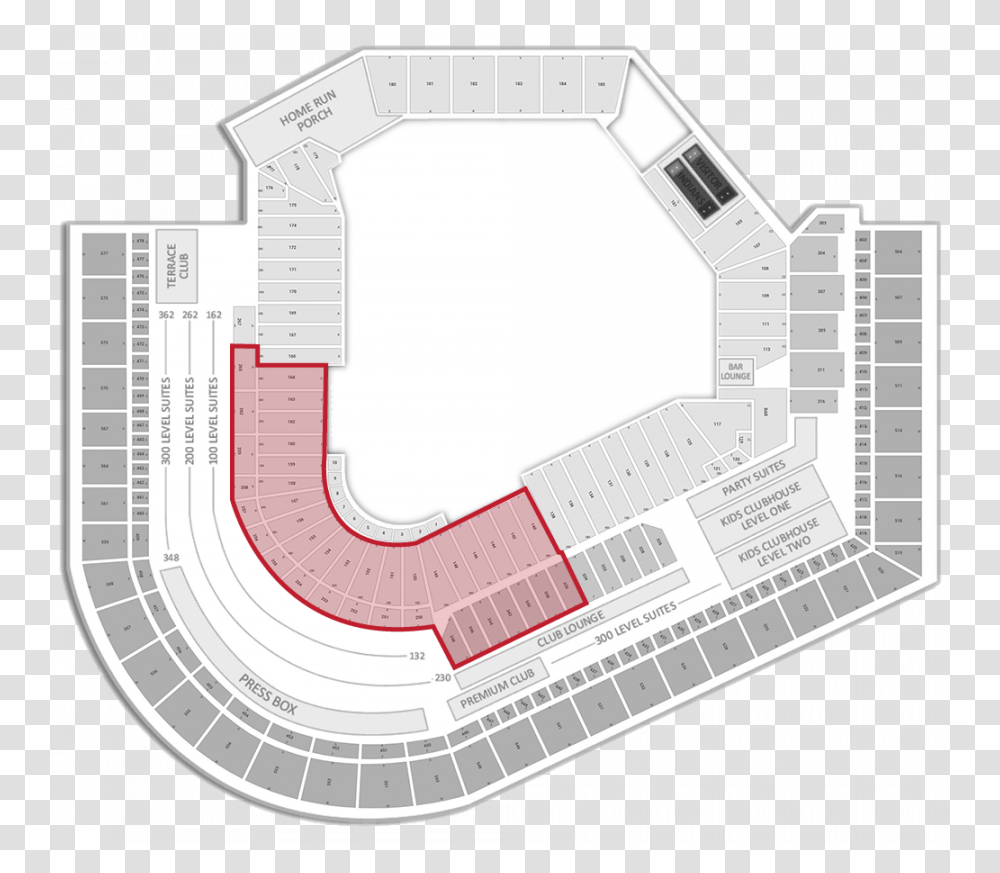 Reserve Tickets To Cleveland Indians 2020 Alds Home Game 1 Floor Plan, Plot, Diagram, Building, Text Transparent Png