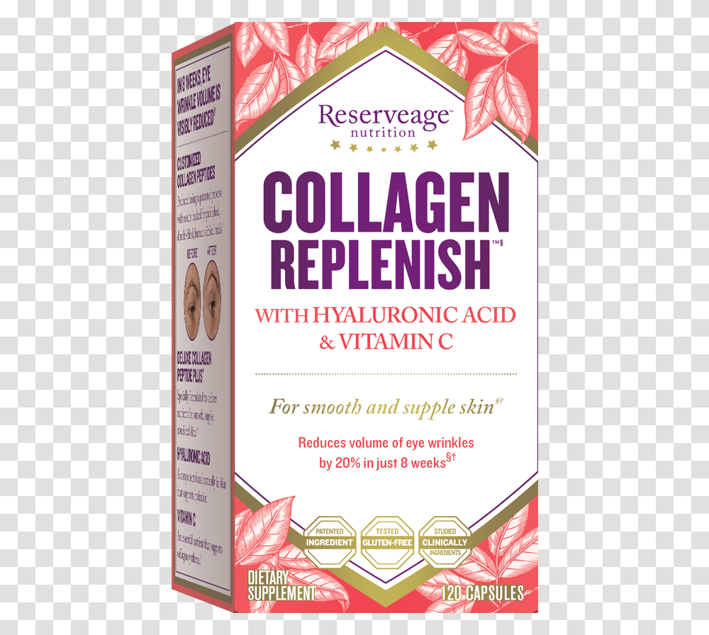 Reserveage Nutrition Collagen Replenish, Advertisement, Poster, Flyer, Paper Transparent Png