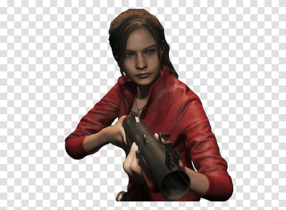 Resident Evil 2 2019, Person, Human, Gun, Weapon Transparent Png