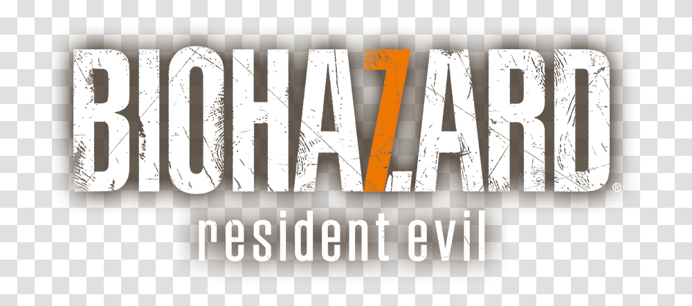 Resident Evil 7 Logo 3 Image Resident Evil Biohazard, Word, Text, Alphabet, Number Transparent Png
