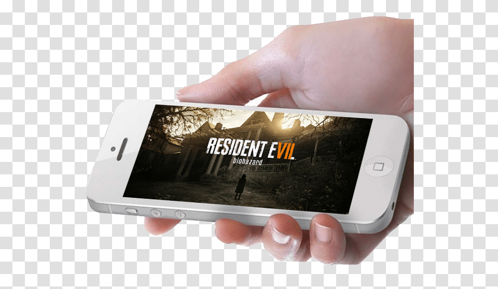 Resident Evil 7, Mobile Phone, Electronics, Cell Phone, Person Transparent Png