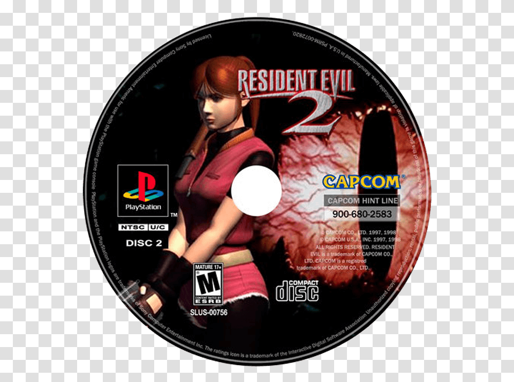 Resident Evil 7 Resident Evil 2 Leon Disc, Person, Human, Disk, Dvd Transparent Png