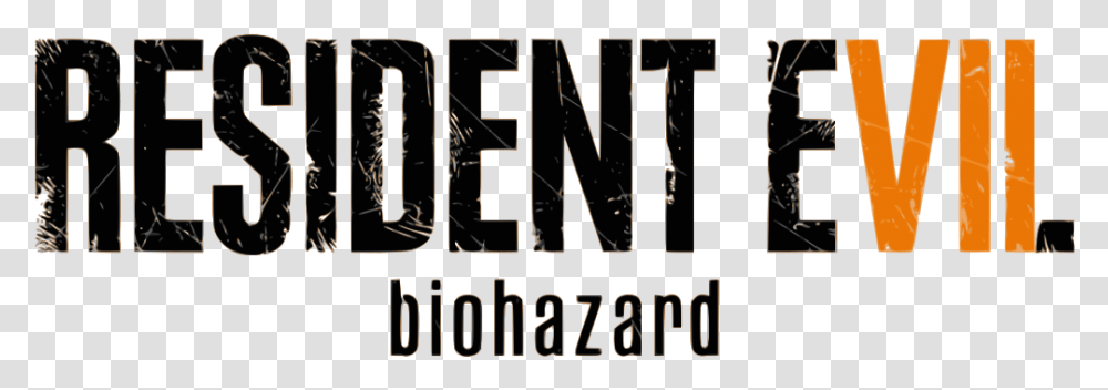 Resident Evil 7, Alphabet, Number Transparent Png