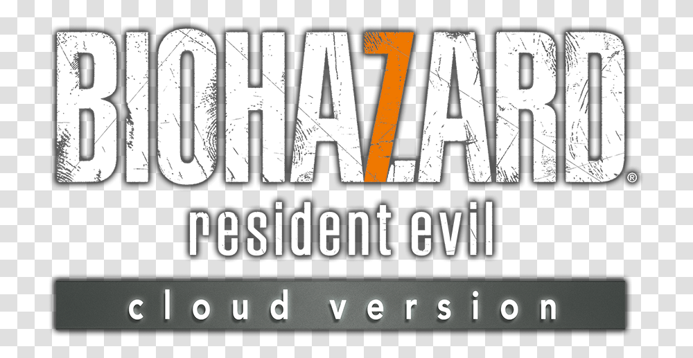 Resident Evil Cloud Version Resident Evil 7 Cloud Version, Word, Alphabet, Label Transparent Png