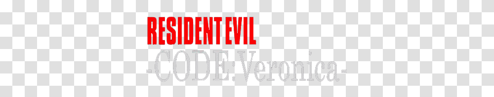 Resident Evil Code Veronica Logo, Word, Trademark Transparent Png