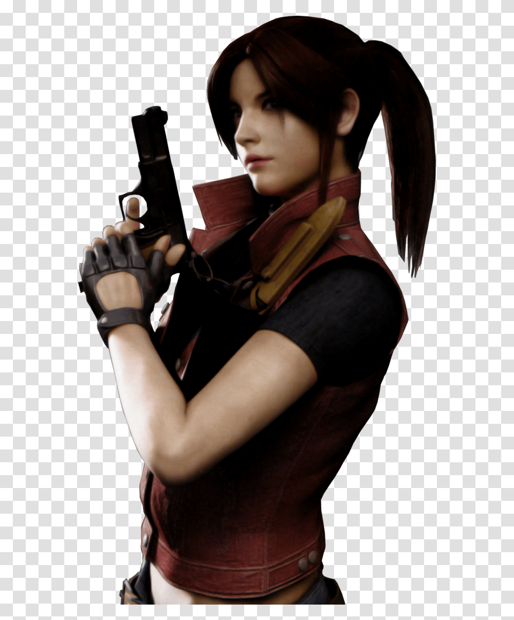 Resident Evil Leon Resident Evil 2 Darkside Chronicles Claire, Person, Human, Leisure Activities, Violin Transparent Png