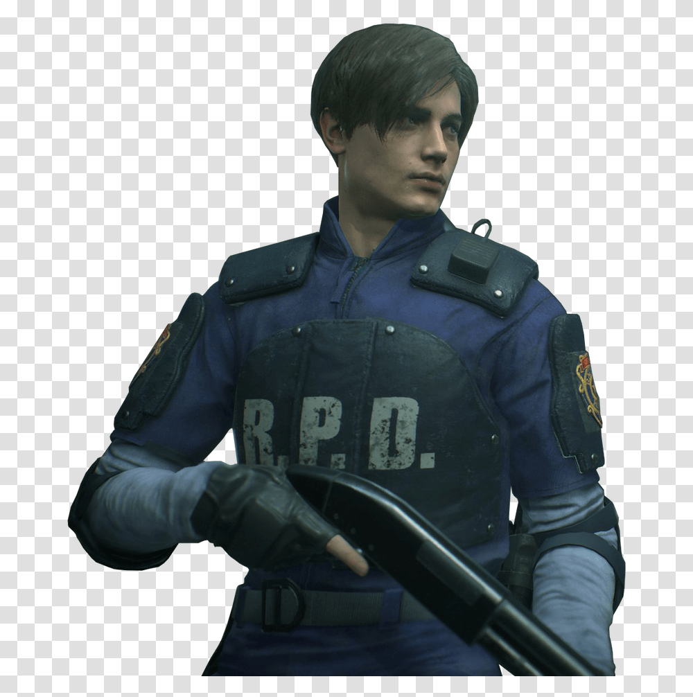 Resident Evil Leon Resident Evil 2 Remake, Person, Human, Jacket, Coat Transparent Png