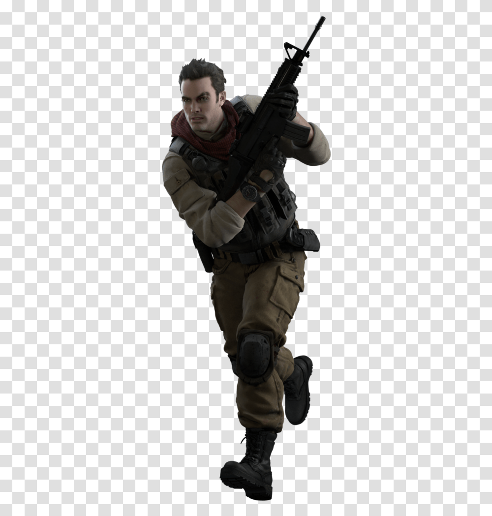 Resident Evil Operation Raccoon City Dee Ay, Person, Gun, Weapon Transparent Png