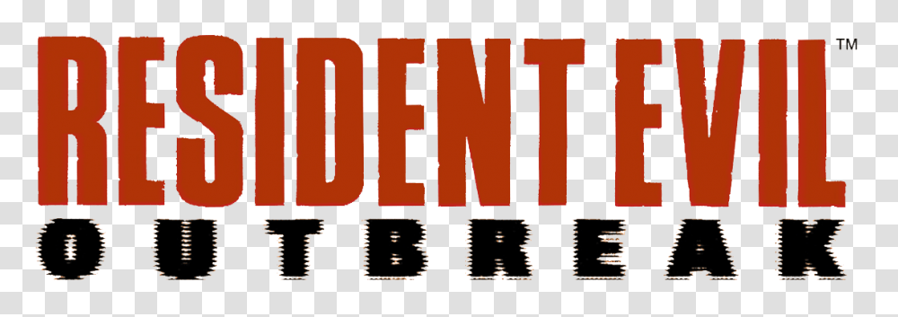 Resident Evil Outbreak European Logo, Label, Word, Alphabet Transparent Png