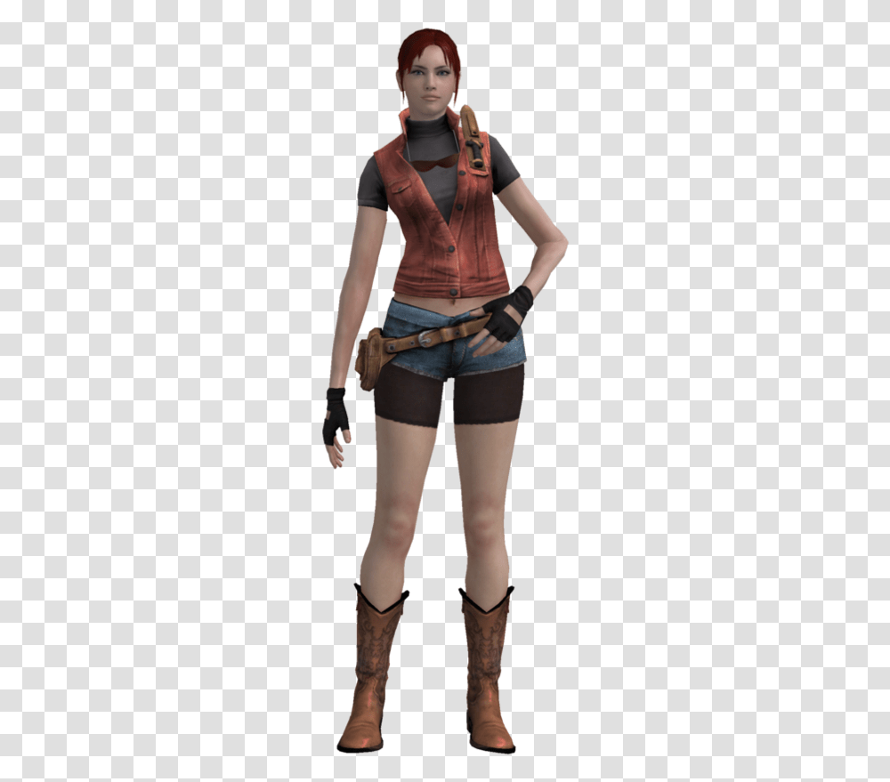 Resident Evil Revelations 2 Claire, Person, Pants, Shorts Transparent Png