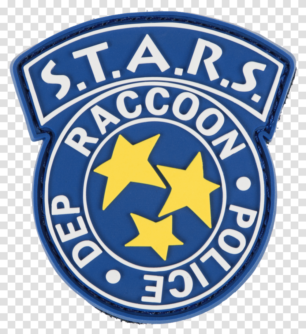 Resident Evil Rubber Patch Stars Logo Resident Evil, Symbol, Trademark, Badge, Emblem Transparent Png